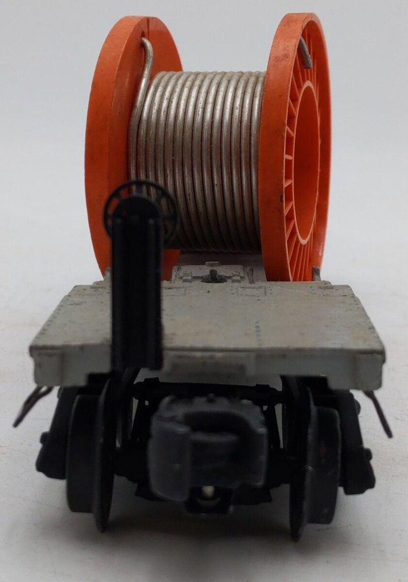Lionel 6561 Vintage O Lionel Lines Depressed Center Flatcar w/Cable Reels EX
