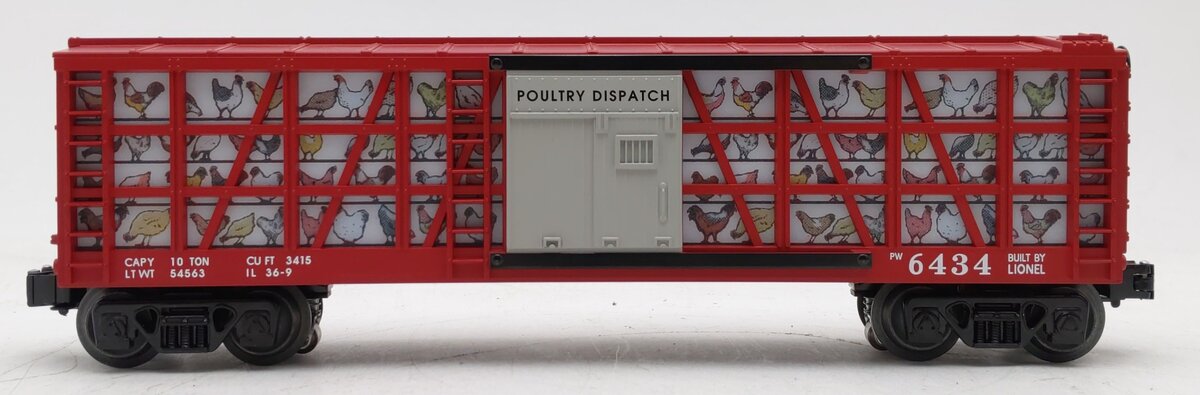 Lionel 6-19571 O Gauge PWC Poultry Dispatch Car #6434 LN/Box