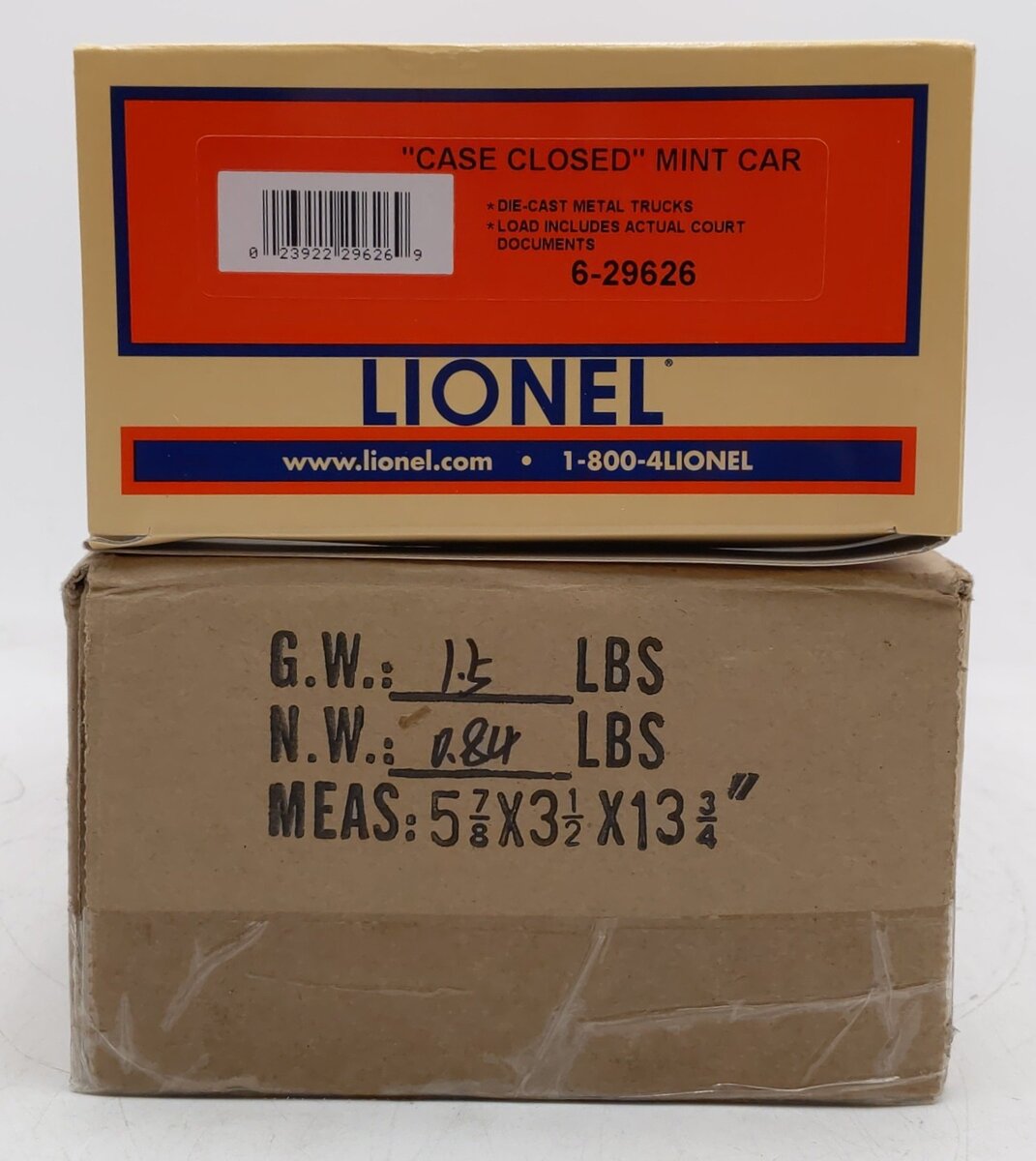 Lionel 6-29626 O Gauge 