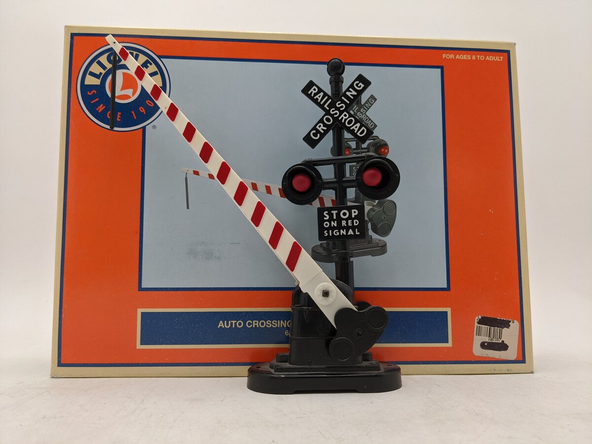 Lionel 6-62162 O Gauge Operating Crossing Gate & Signal EX/Box
