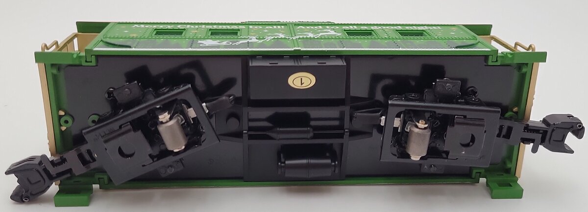 MTH 30-20974a Christmas Steel Caboose VG/Box