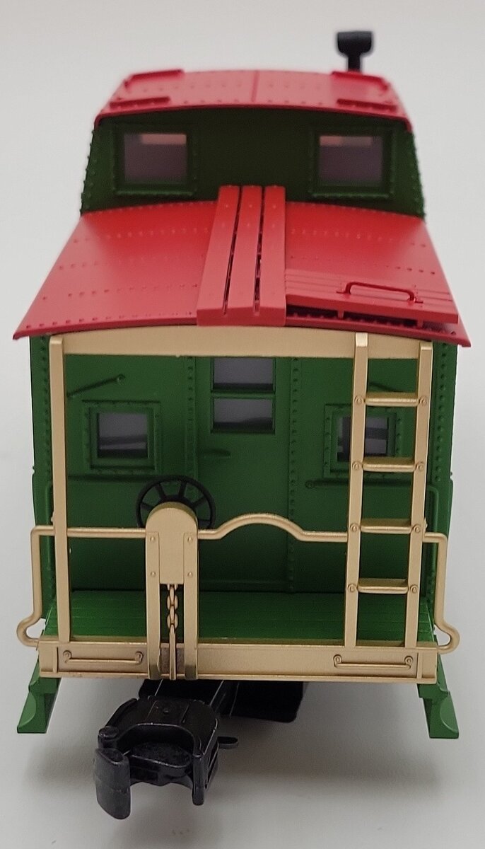 MTH 30-20974a Christmas Steel Caboose VG/Box