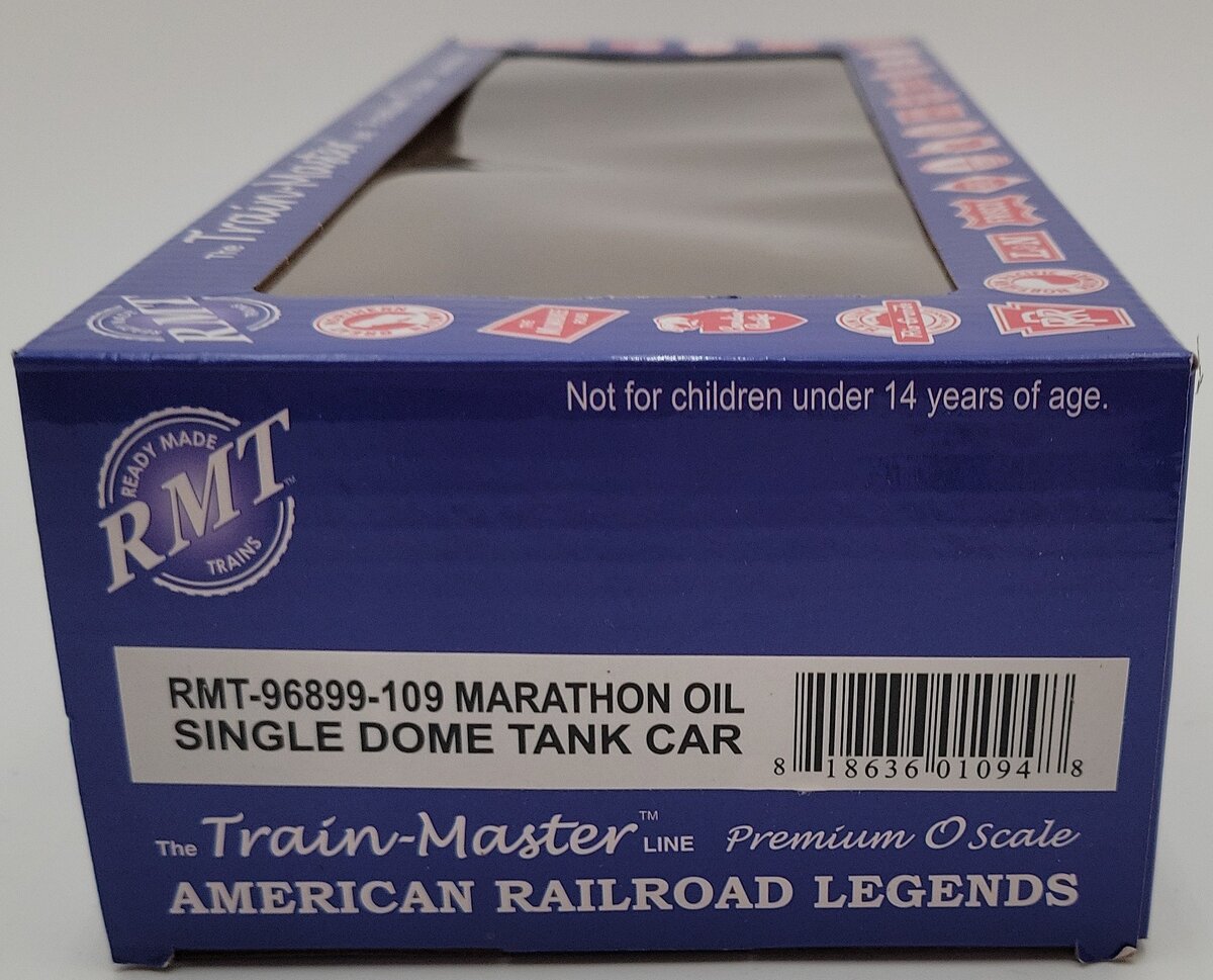 RMT 96899-109 O "Gas & Oil Legends" Marathon Oil Single Dome Tank Car EX/Box