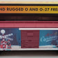 MTH 30-71019 O Christmas Boxcar with Glowing LEDs LN/Box