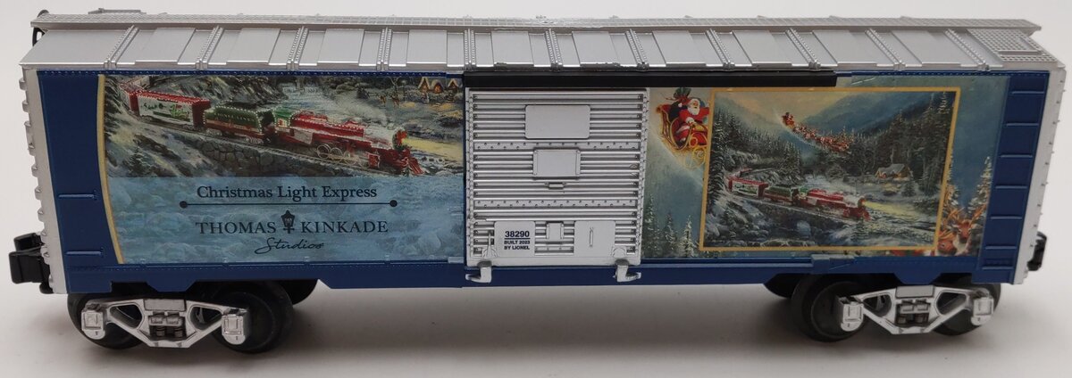 Lionel 2338290 O Thomas Kinkade Christmas Light Express Boxcar
