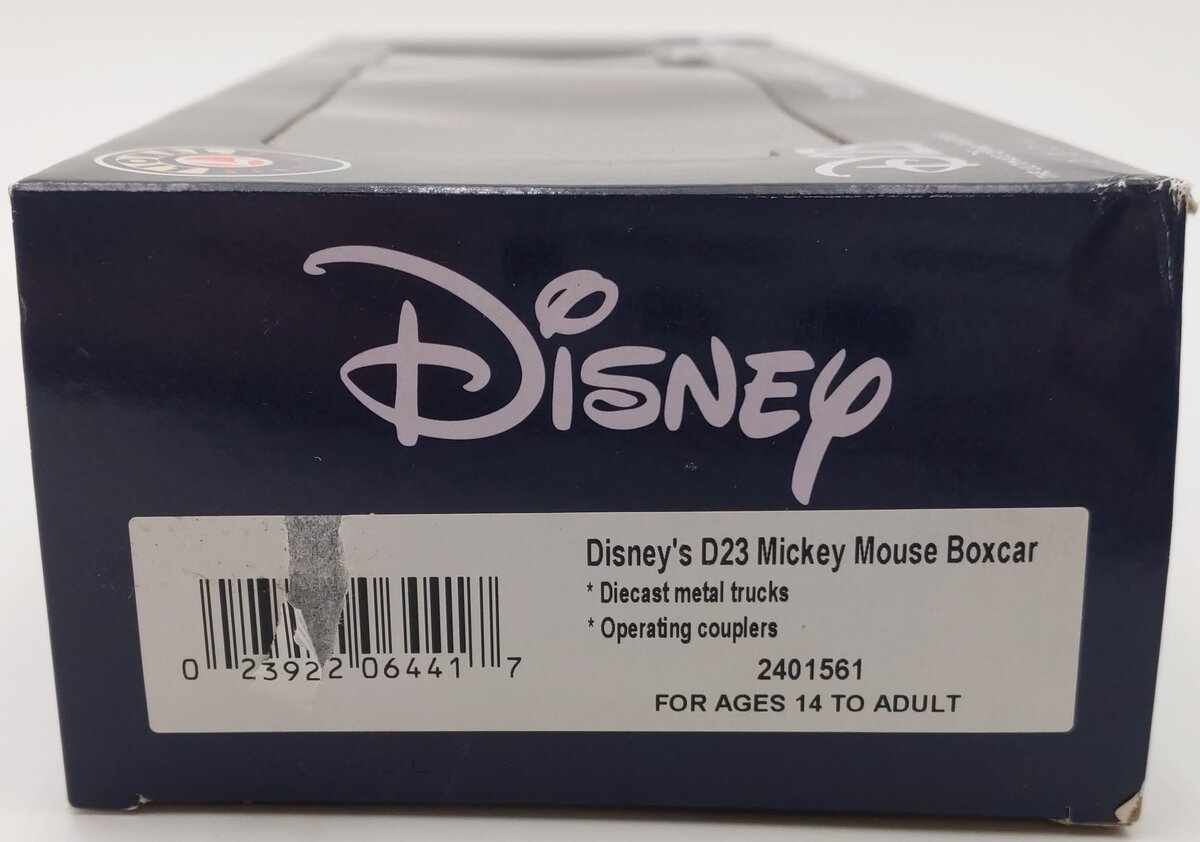 Lionel 2401561 O Disney's D23 Mickey Mouse Boxcar LN/Box