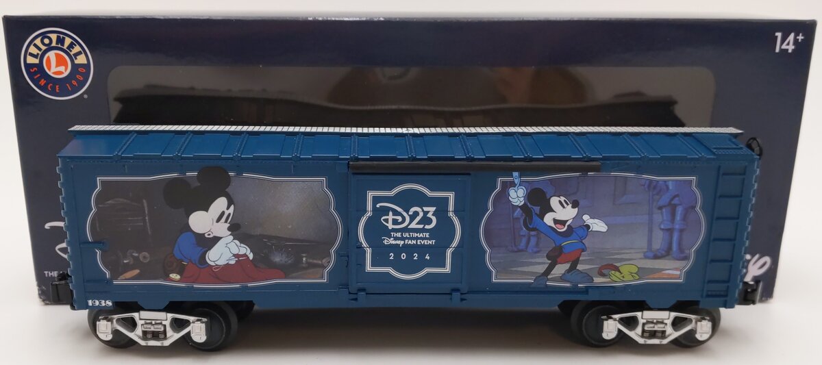 Lionel 2401561 O Disney's D23 Mickey Mouse Boxcar LN/Box