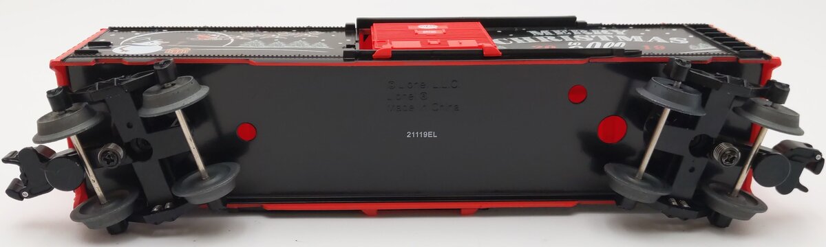 Lionel 1928490 O Gauge 2019 Christmas Boxcar EX/Box