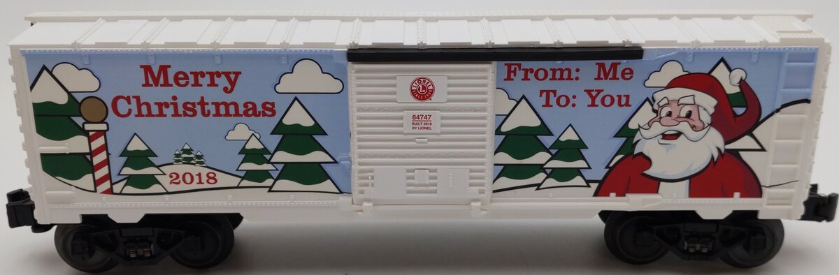 Lionel 6-84747 O 2018 Christmas Boxcar LN/Box