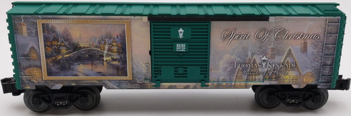 Lionel 6-83163 O Kinkade Christmas Boxcar LN/Box