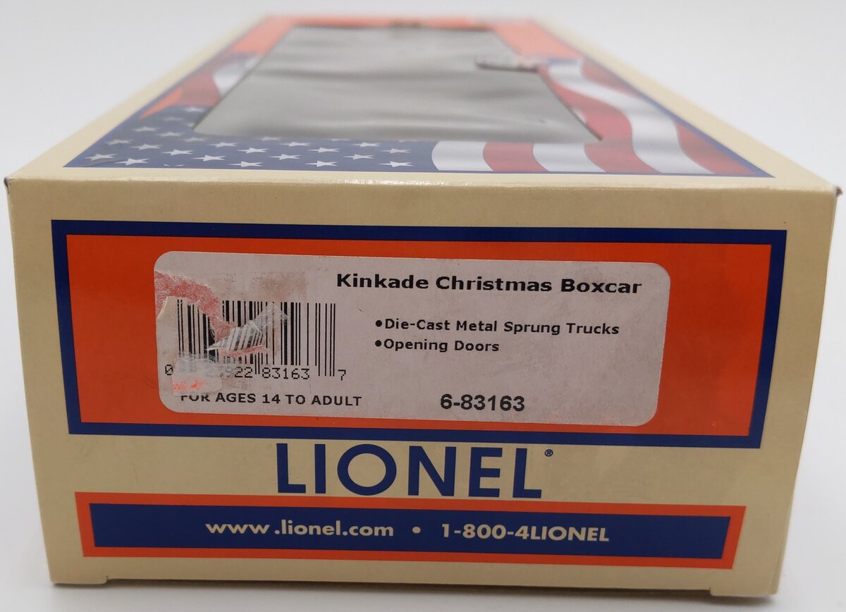 Lionel 6-83163 O Kinkade Christmas Boxcar LN/Box