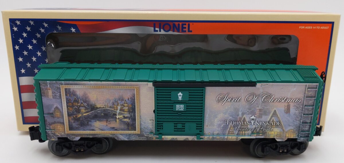 Lionel 6-83163 O Kinkade Christmas Boxcar LN/Box