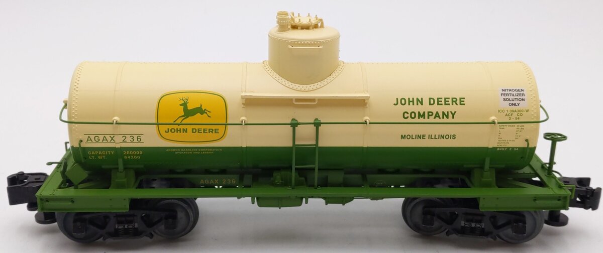 Lionel 6-84807 O John Deere 8000 Gallon Tank Car #236  LN/Box