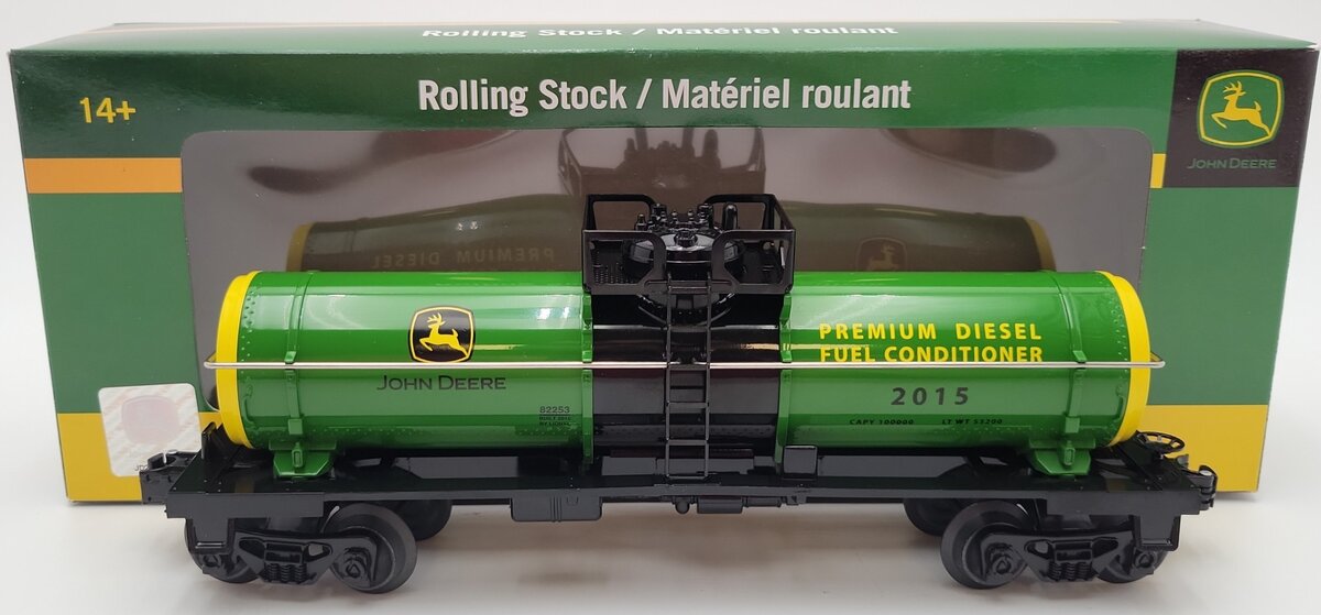 Lionel 6-82253 O Gauge John Deere Single Dome Tank Car LN/Box