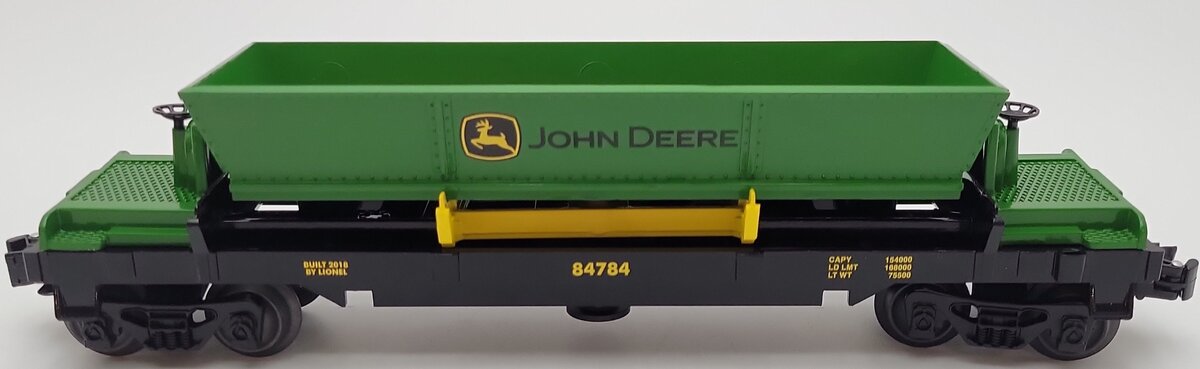 Lionel 6-84784 O John Deere Harvest Dump Car LN/Box