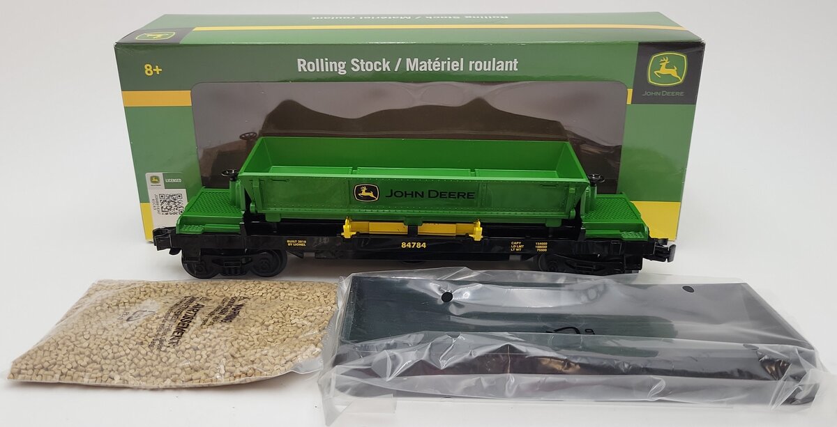 Lionel 6-84784 O John Deere Harvest Dump Car LN/Box