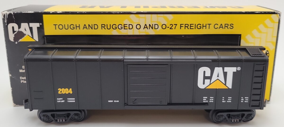 MTH 30-74156 O Gauge Caterpillar Rounded Roof Box Car w/Generator #2004 LN/Box