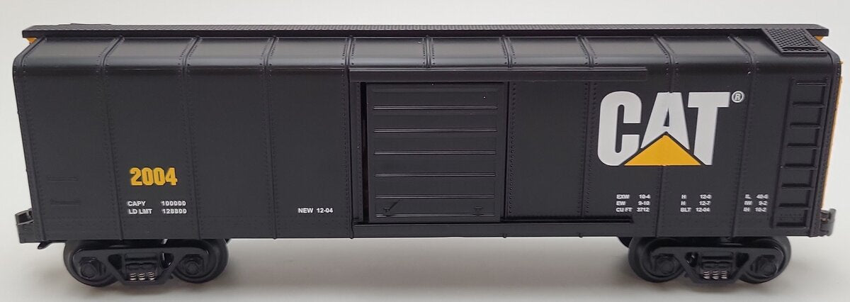 MTH 30-74156 O Gauge Caterpillar Rounded Roof Box Car w/Generator #2004 LN/Box