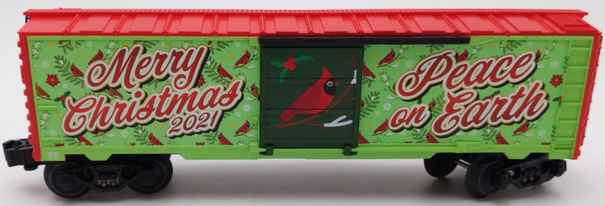 Lionel 2128190 O Scale 2021 Cardinal Bird Christmas Boxcar LN/Box