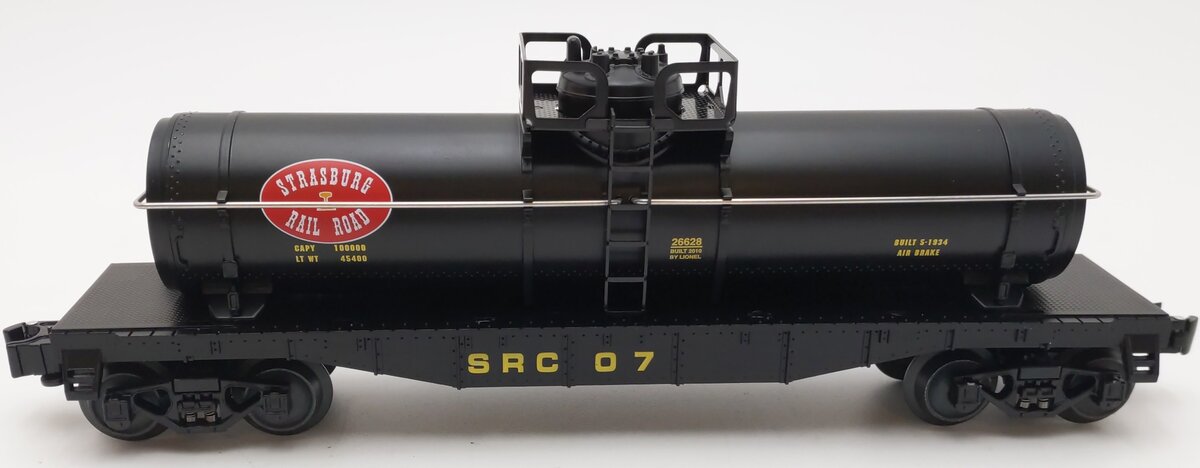 Lionel 6-26628 Strasburg Flatcar With Tank EX/Box
