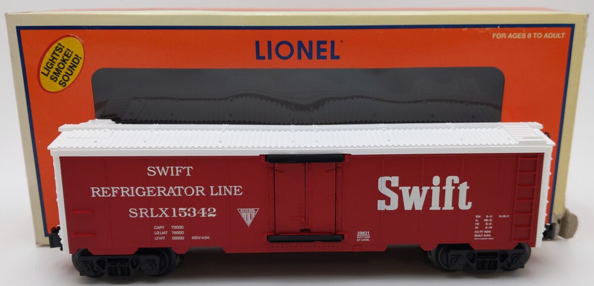 Lionel 6-29831 O Gauge Swift Hot Box Reefer LN/Box