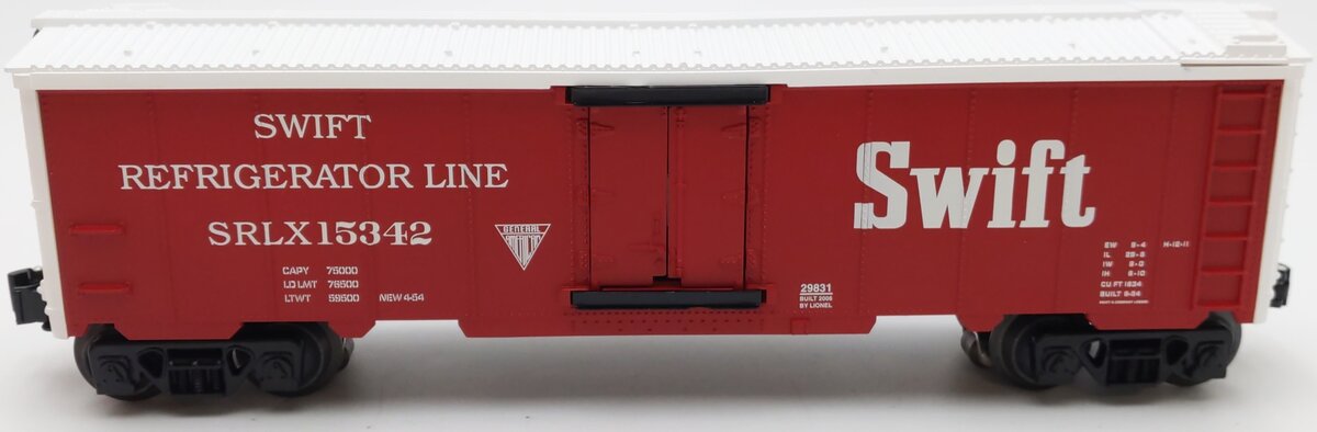 Lionel 6-29831 O Gauge Swift Hot Box Reefer LN/Box