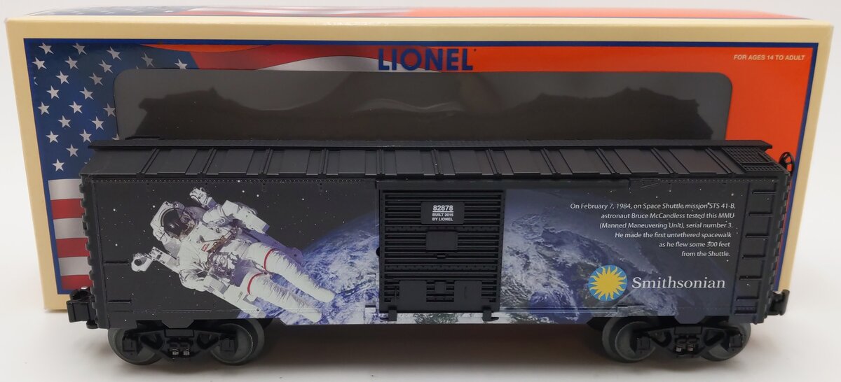 Lionel 6-82878 O Gauge Smithsonian Space Boxcar LN/Box