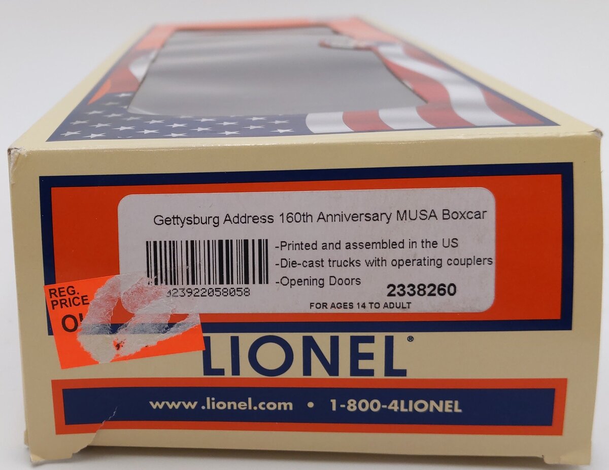 Lionel 2338260 O American History 