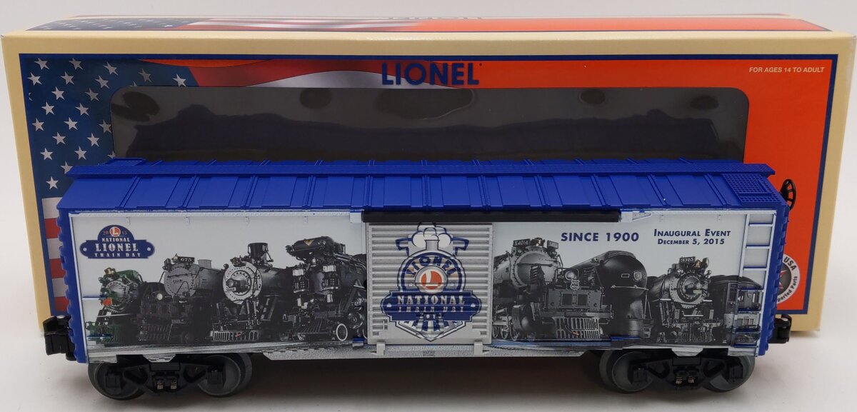 Lionel 6-83497 O 2015 National Train Day Boxcar LN/Box