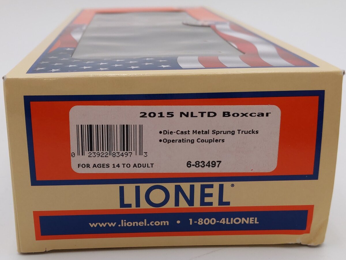 Lionel 6-83497 O 2015 National Train Day Boxcar LN/Box