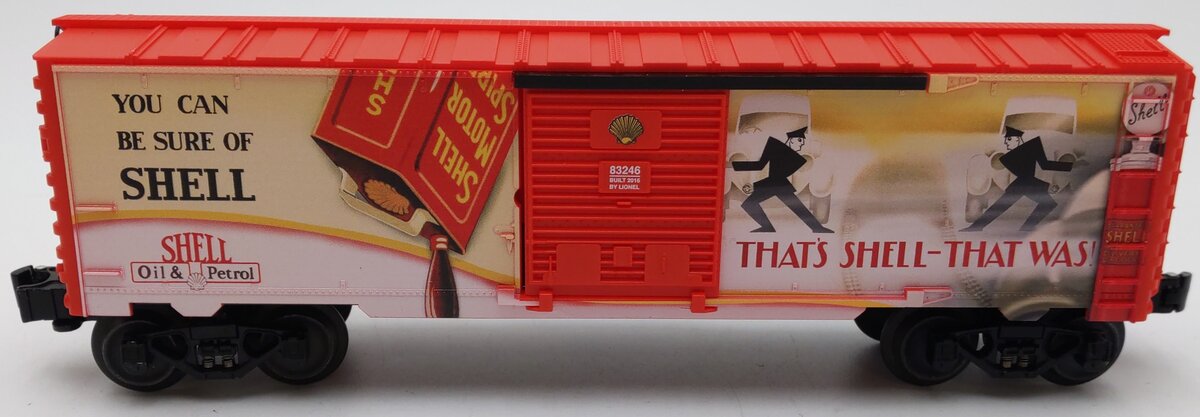 Lionel 6-83246 O Gauge Shell Billboard Art Boxcar LN/Box