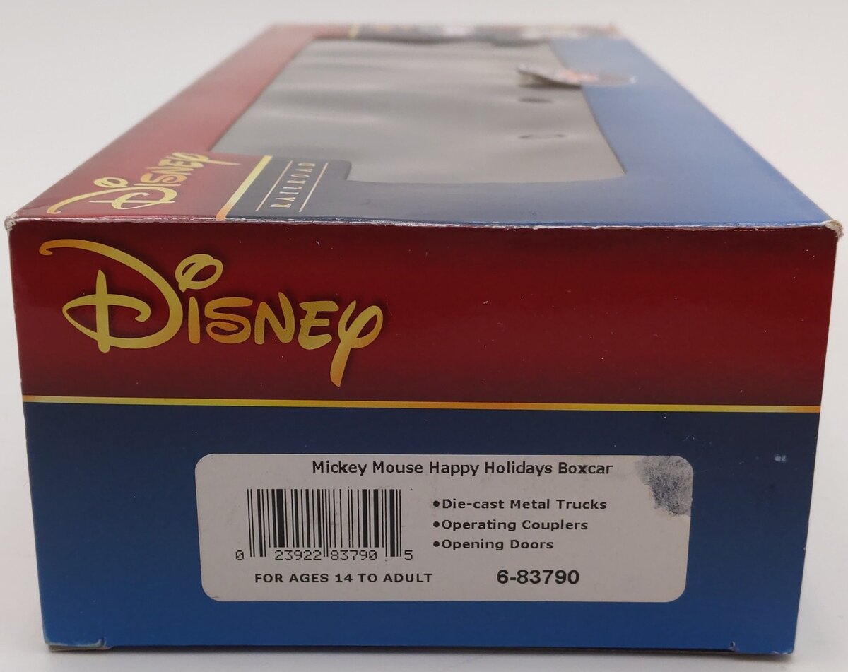 Lionel 6-83790 O Mickey Mouse Happy Holidays Boxcar LN/Box