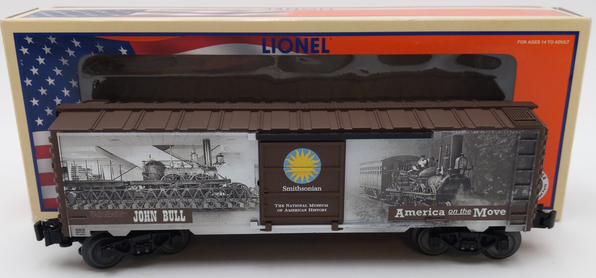 Lionel 6-83918 O USA John Bull Smithsonian Boxcar LN/Box