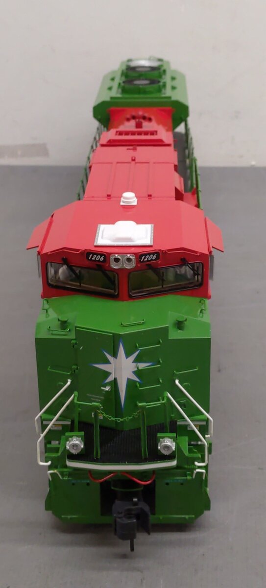 MTH 70-2166-1 G Gauge Christmas SD70ACe Diesel Engine #1206 with Proto-Sound 3 NIB