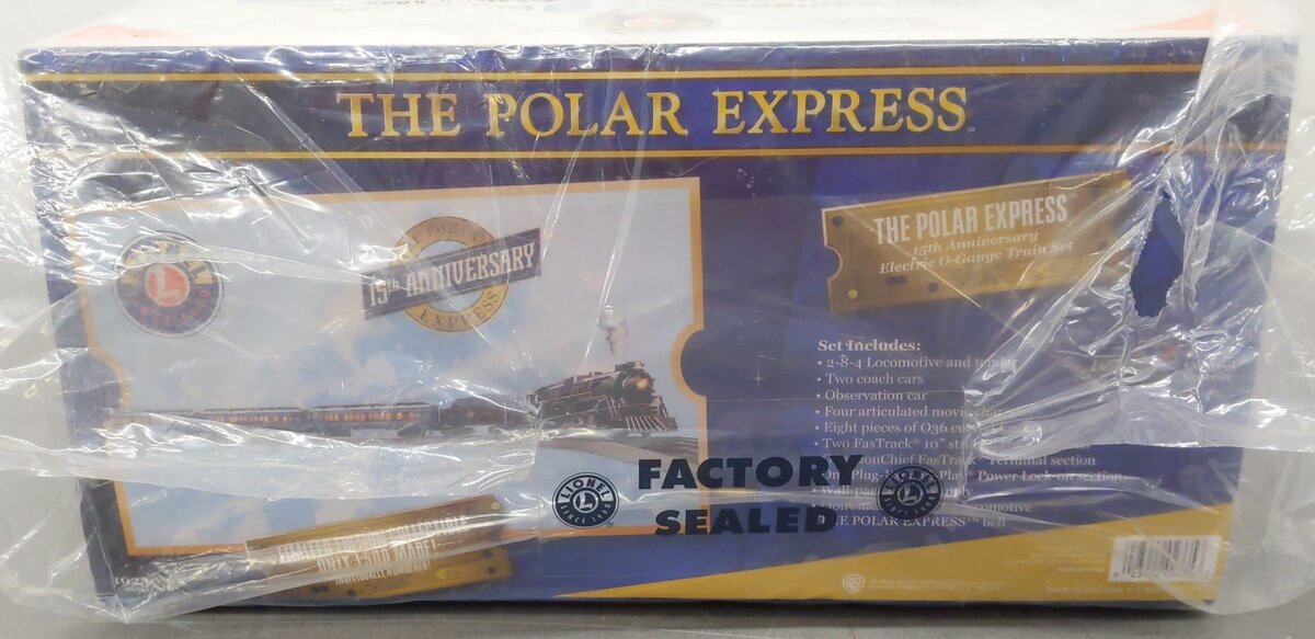 Lionel 1923030 O The Polar Express 15th Anniversary LionChief O Gauge Train Set MT/Box