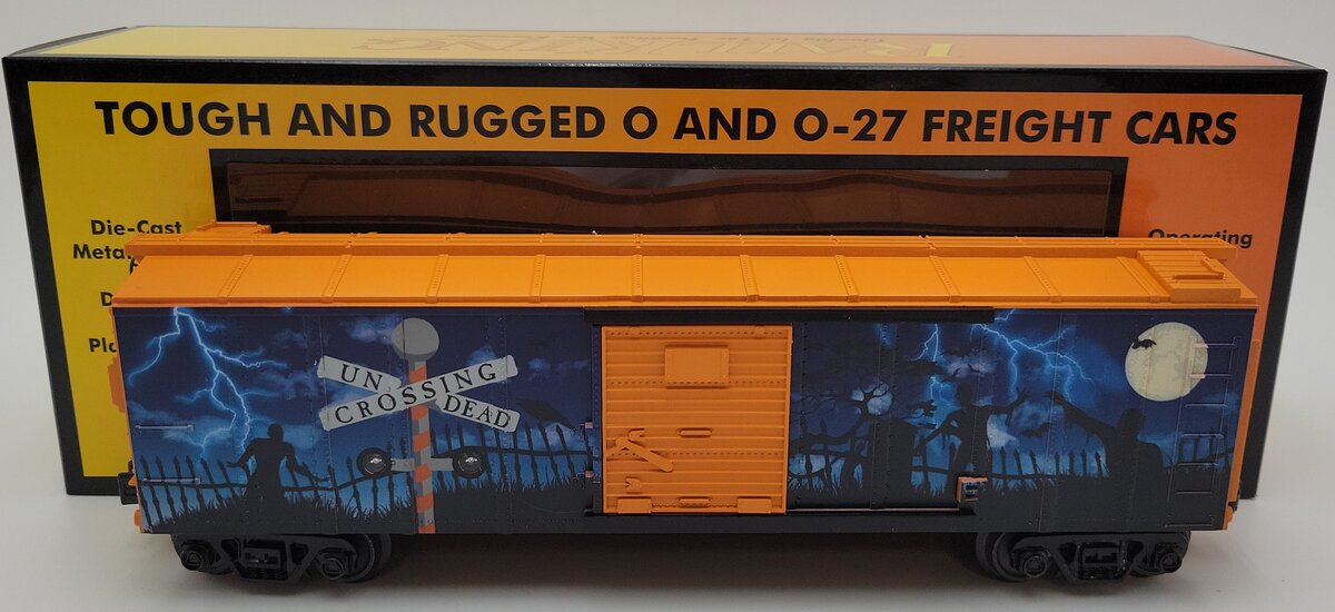 MTH 30-71108 O Halloween Boxcar w/Blinking Lights LN/Box