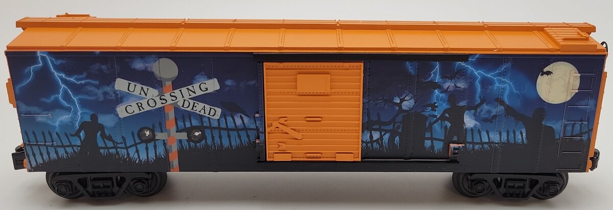 MTH 30-71108 O Halloween Boxcar w/Blinking Lights LN/Box