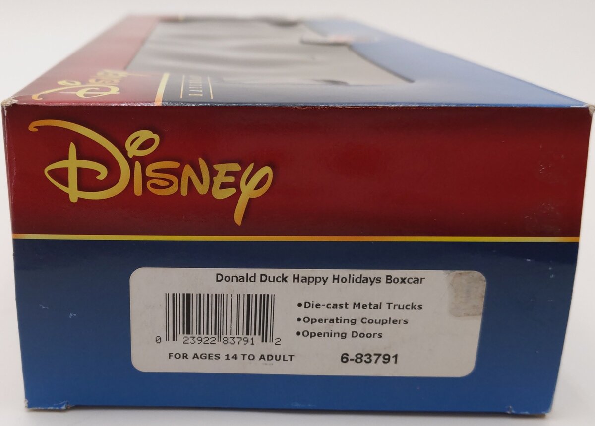 Lionel 6-83791 O Donald Duck Happy Holidays Boxcar LN/Box