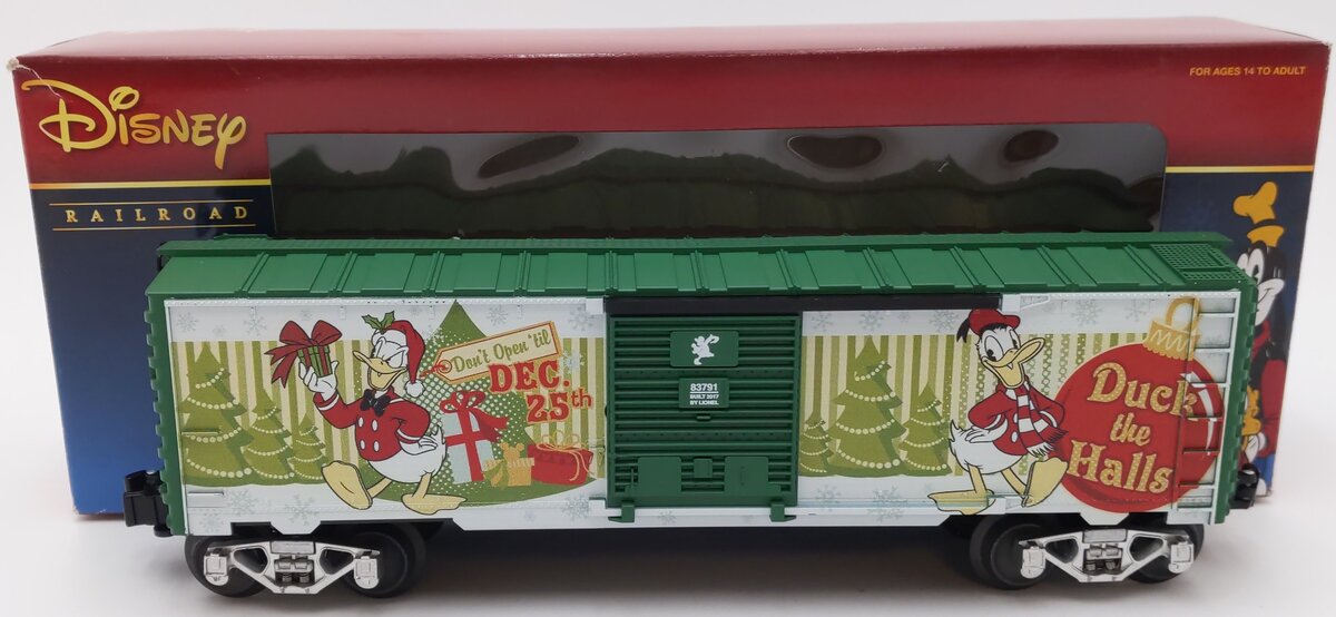 Lionel 6-83791 O Donald Duck Happy Holidays Boxcar LN/Box
