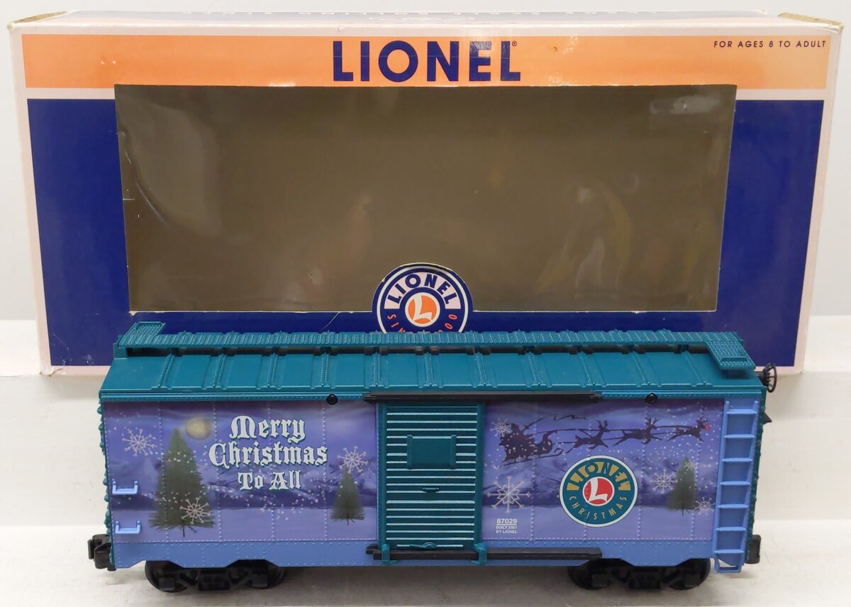 Lionel 8-87029 G Scale 2007 Christmas Boxcar LN/Box