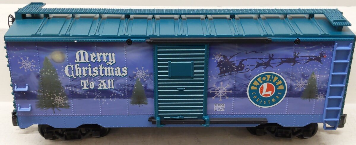 Lionel 8-87029 G Scale 2007 Christmas Boxcar LN/Box