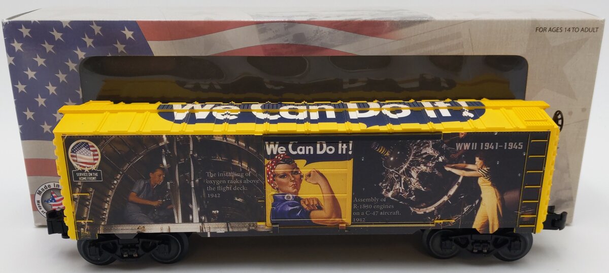 Lionel 6-83783 O Gauge USA Rosie the Riveter Boxcar LN/Box