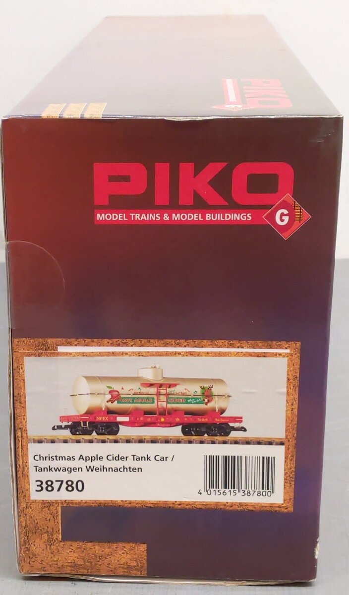 Piko 38780 G Christmas Apple Cider Tank Car NIB