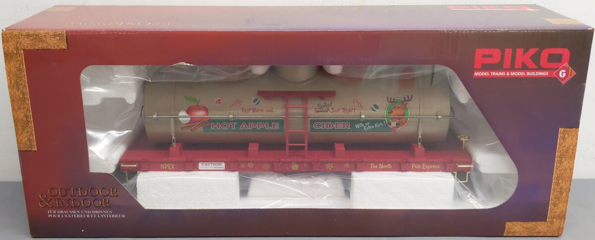 Piko 38780 G Christmas Apple Cider Tank Car NIB