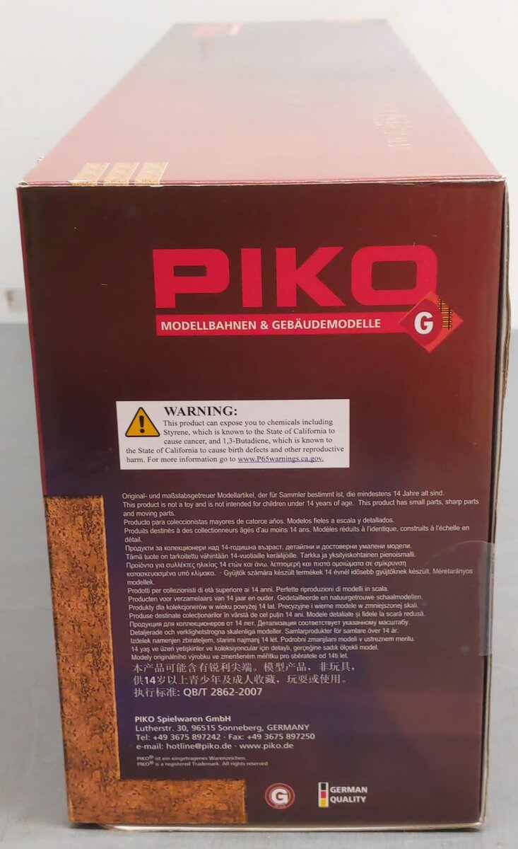 Piko 38780 G Christmas Apple Cider Tank Car NIB