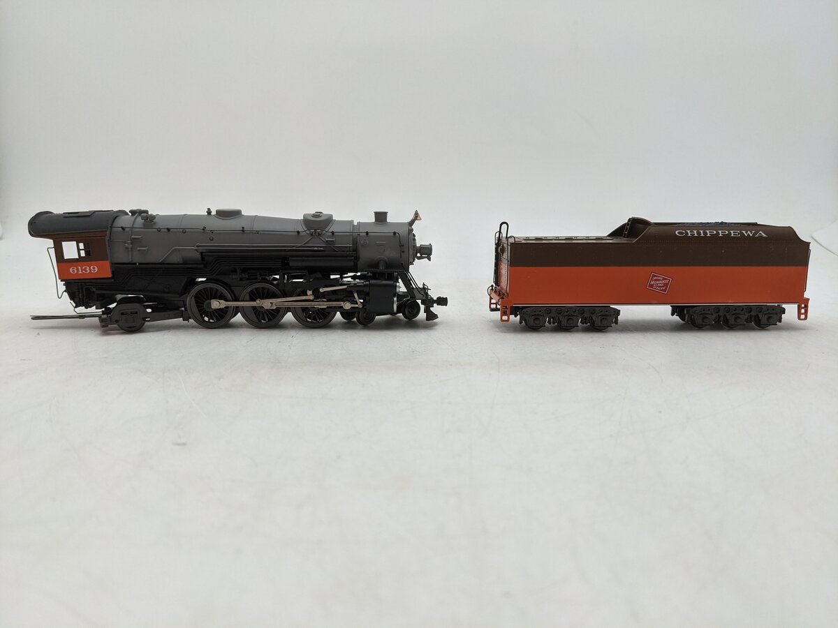 Rivarossi 5402 HO Milwaukee Chippewa 4-6-2 Heavy Pacific Steam Locomotive #6139 EX/Box