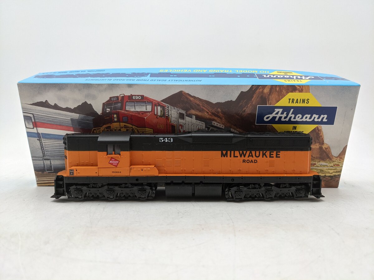 Athearn 3803 HO Scale Milwaukee Road SD9 Powered Diesel Engine EX/Box