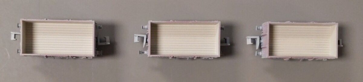Graham Farish 377-475Z N Weathered BR China Clay wagons w/ Flat Hoods (Set of 3) LN/Box
