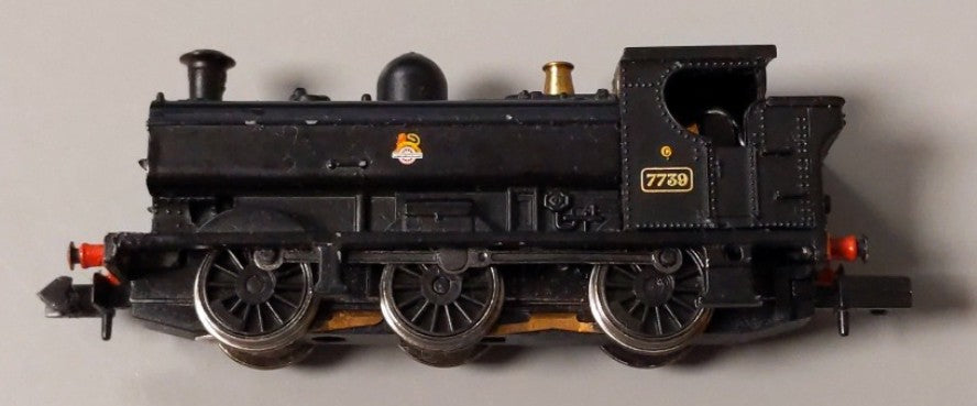 Graham Farish 371-904 N Scale BR 57XX Pannier Tank 4-2-0 Steam Locomotive #7739 EX/Box