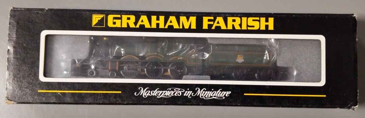 Graham Farish 372-025 N Scale BR Hartlebury Castle 4-6-0 Steam Locomotive #7033 EX/Box